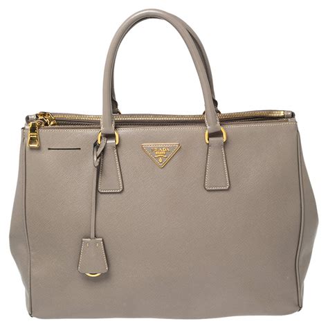 prada argilla saffiano|PRADA Saffiano Lux Large Tote Argilla.